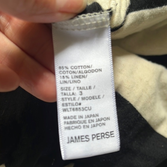 James Perse Vintage Striped Maxi Halter Dress Navy White - Picture 2 of 3